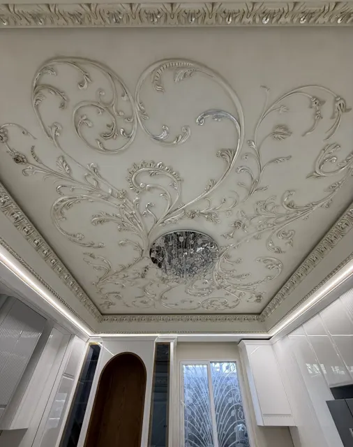 طراحی و اجرای پتینه‌کاری سقف و دیوار تکنیک کلاسیک ومدرن